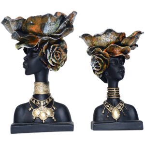Flower Nigro (set of 2)
