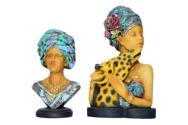 African Lady with Zefar (Set of 2) - Image 2