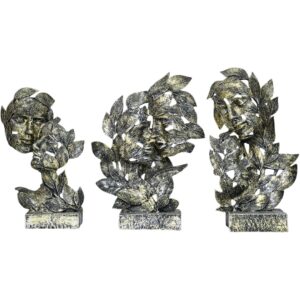 Leaf Couple Face (set of 3)