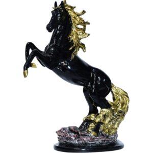 Black Jumping Horse