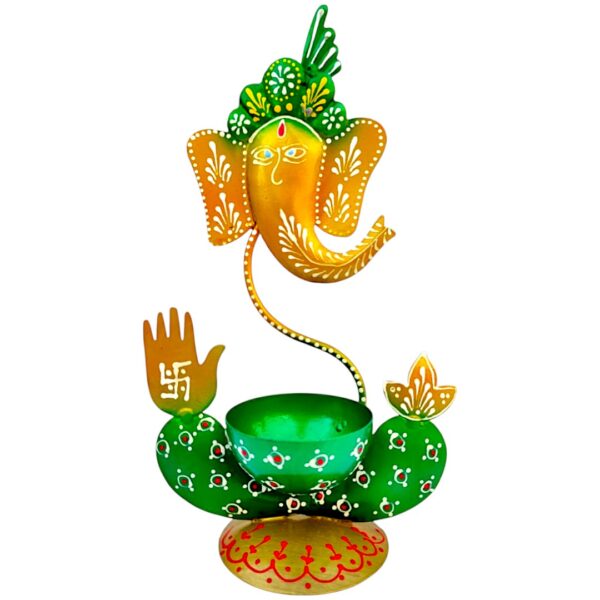 Iron Mini Ganesha Tlight - Image 2