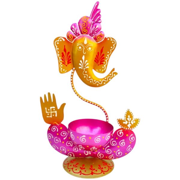 Iron Mini Ganesha Tlight - Image 4