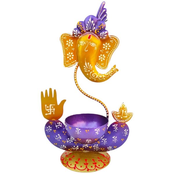 Iron Mini Ganesha Tlight - Image 3