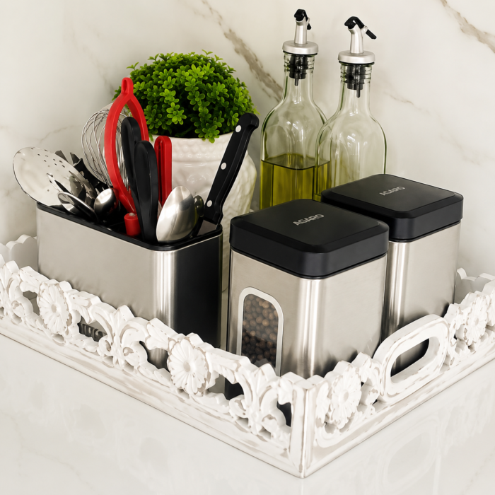 Kitchen Countertop Storage Tray