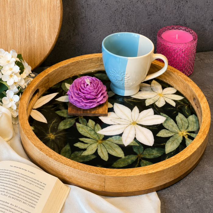 Tropical Leaf Decorative Tray
